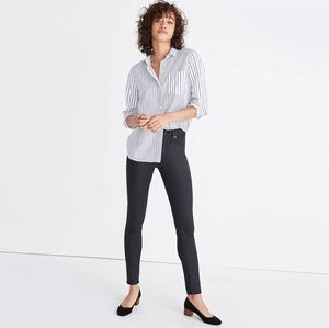 NEW MADEWELL 9” High Riser Skinny Jeans: Coated Edition sz.25